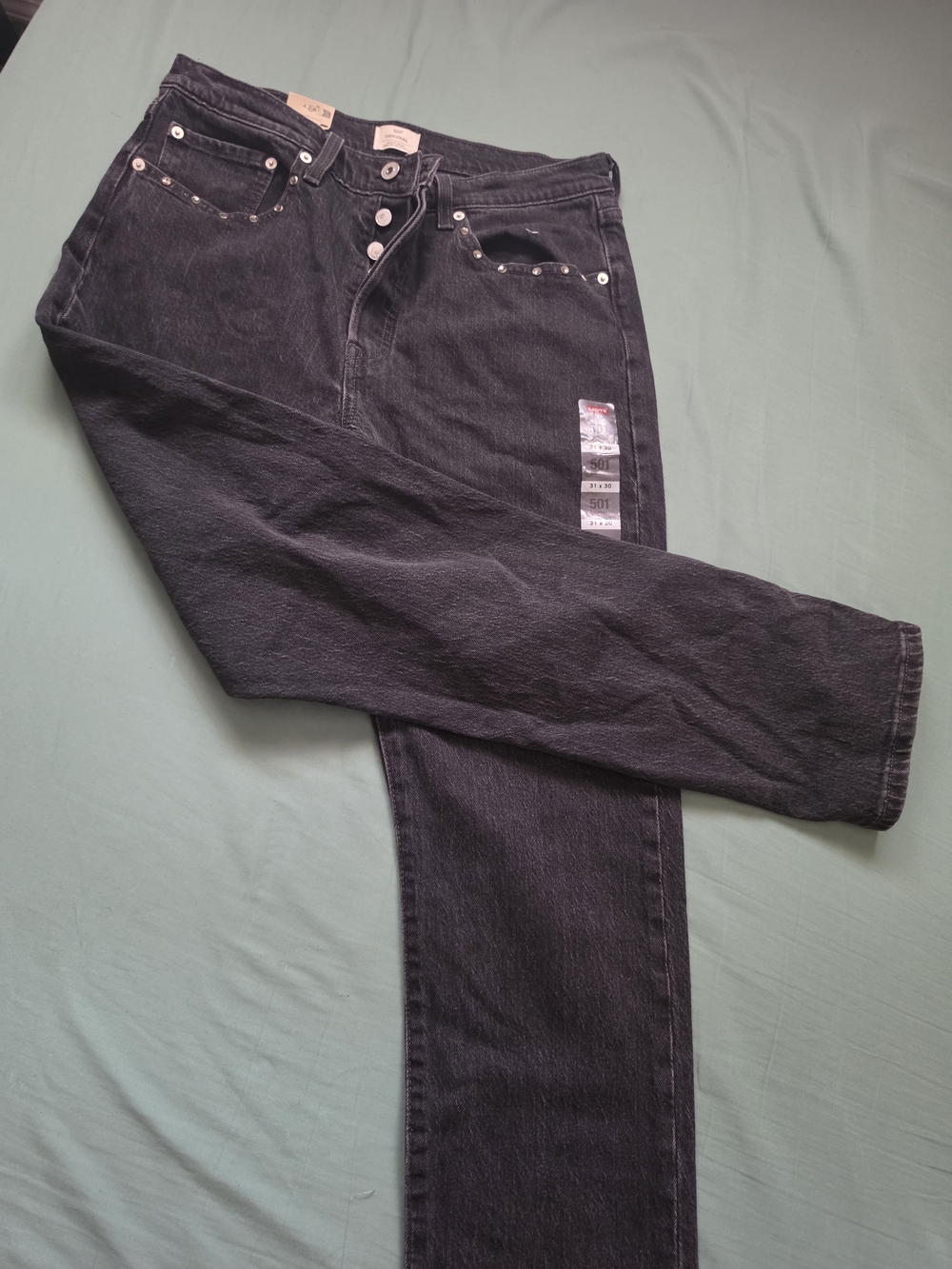 Levi's Black Straight Leg Women's Jeans